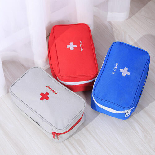 household portable waterproof outdoor travel medical multi pocket medicine first aid kit storage bag