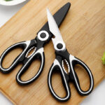 thickened kitchen scissors – strong sharp & multifunctional bone cutter