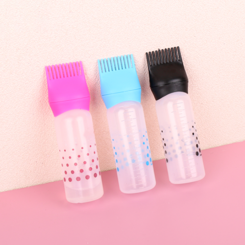 hair oil comb bottle