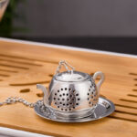 mini teapot tea infuser strainer filter stainless steel