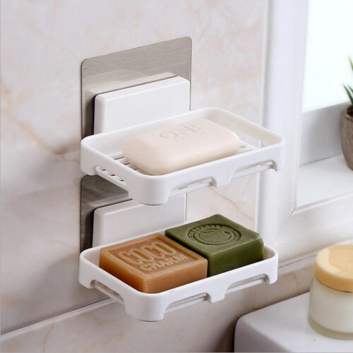 luxury wall mounted plastic soap holder