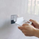 luxury wall mounted plastic soap holder