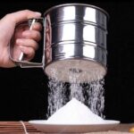 stainless steel flour strainer