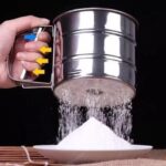 stainless steel flour strainer