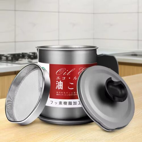 stainless steel oil filter pot