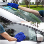 microfiber car cleaning cloth towel gloves washing cleaning anti scratch car washer random color