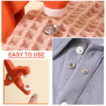 new imported quality 50 metal snaps buttons with fastener pliers tool kit five buckle set sewing free buttons set