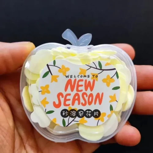 apple paper soap, hand wash travel soap