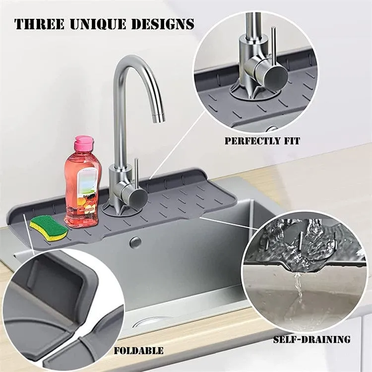 new silicone faucet water catcher