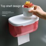 wall mounted bathroom tissue box holder