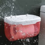 wall mounted bathroom tissue box holder