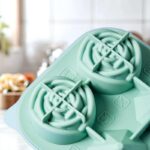 silicone rose ice mold, flower shaped ice mold