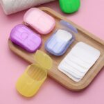 pack of 4 boxes travel paper soap