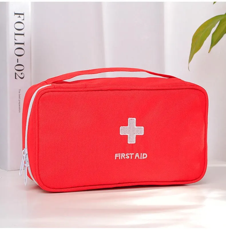 household portable waterproof outdoor travel medical multi pocket medicine first aid kit storage bag