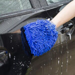 microfiber car cleaning cloth towel gloves washing cleaning anti scratch car washer random color