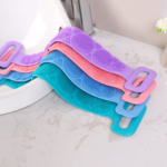 silicone back scrub bath shower silicone body brush silicone bath towel exfoliating body brush belt wash body wash silicone body scrubber belt