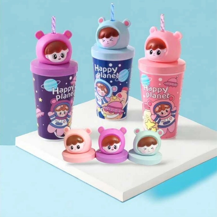 cute space ,planet plastic water bottle for kids cute space ,planet plastic water bottle for kids