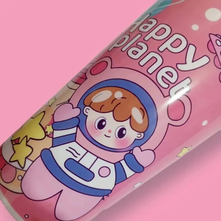 cute space ,planet plastic water bottle for kids