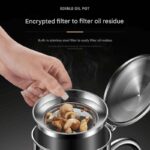 stainless steel kettle oil filter pot