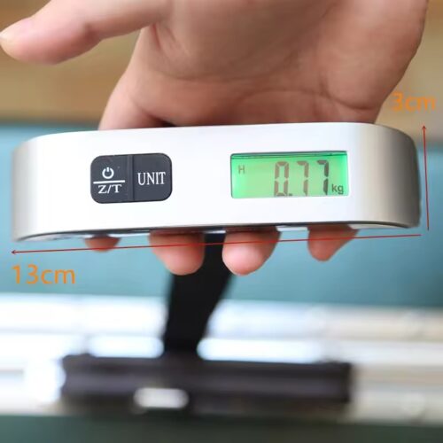 electronic luggage scale 50kg/10g with lcd display