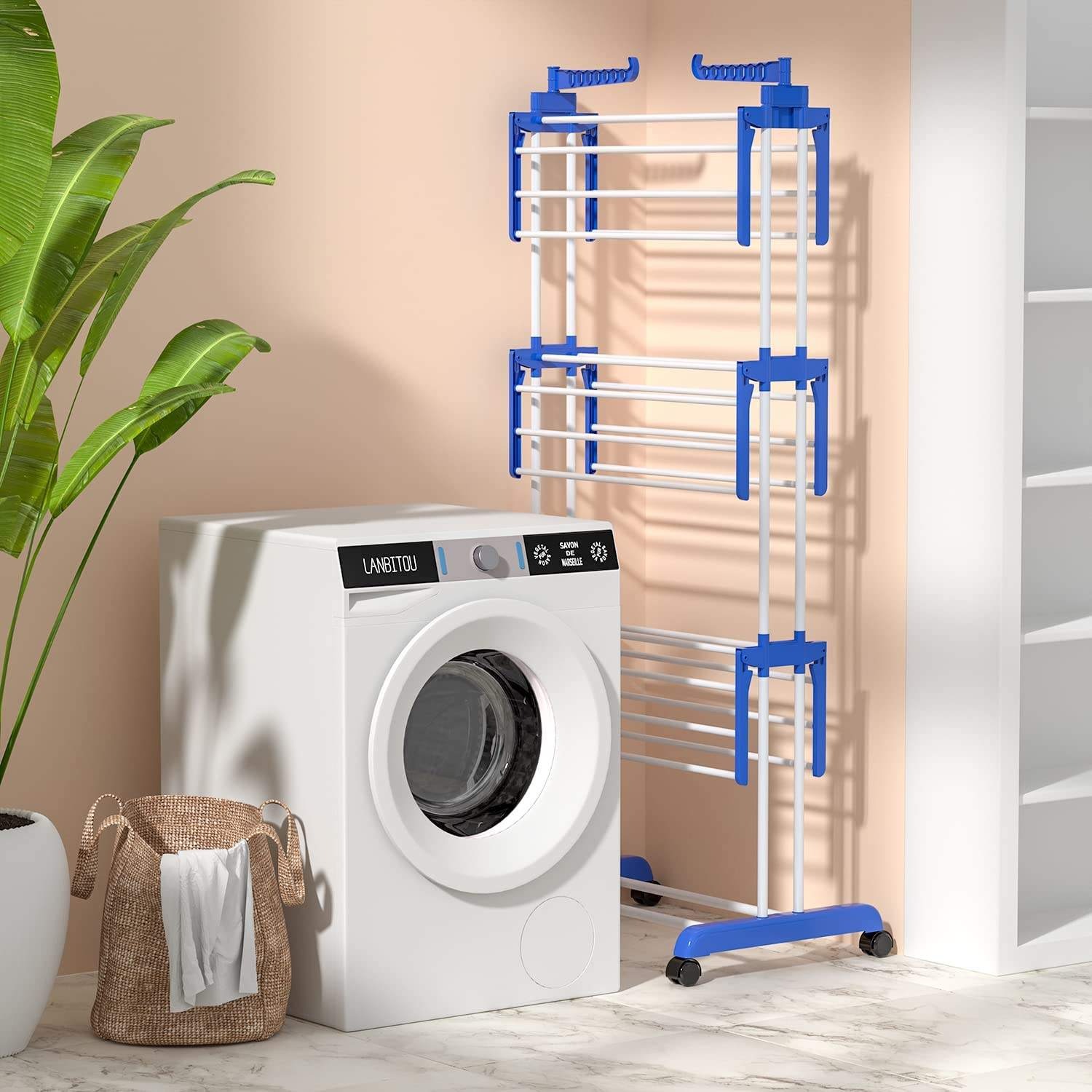 4 tier floor standing cloth drying rack (premium quality) 4 tier floor standing cloth drying rack (premium quality)