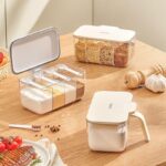 ecoco 4 in 1 spice jar organizer