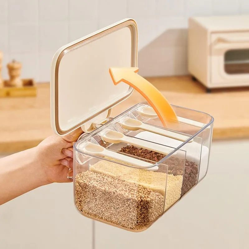 ecoco 4 in 1 spice jar organizer