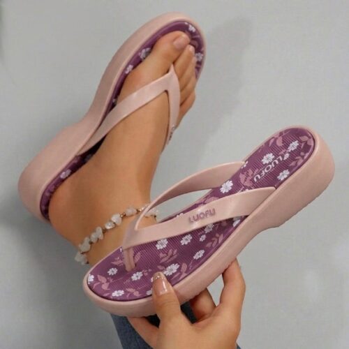 women floral comfort flip flop sandals(size :36 & 40)
