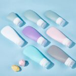 3pc set travel silicone bottle for toiletries