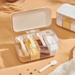 ecoco 4 in 1 spice jar organizer
