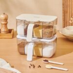 ecoco 4 in 1 spice jar organizer