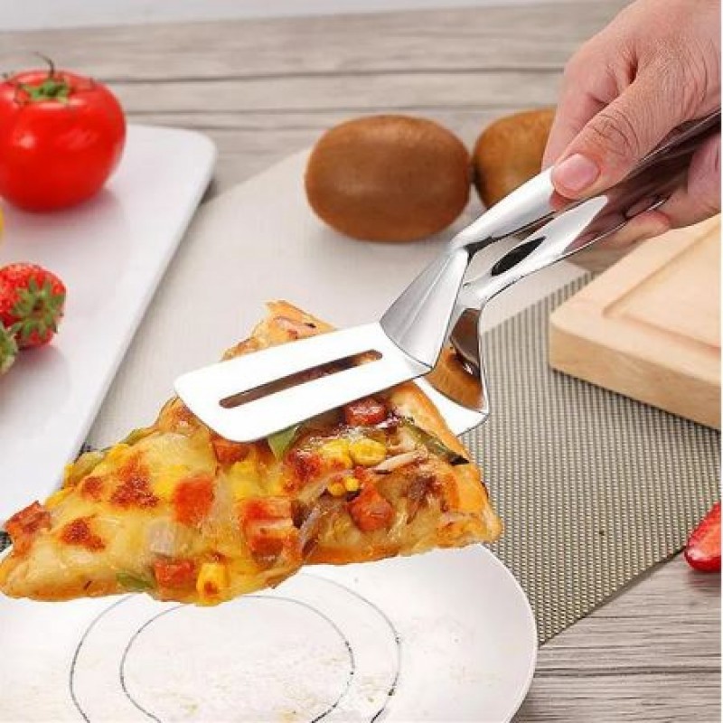 stainless steel steak clamps pizza clip fish gripper food tongs spatula tongs stainless steel steak clamps pizza clip fish gripper food tongs spatula tongs