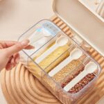 ecoco 4 in 1 spice jar organizer