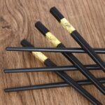 27cm alloy chopsticks non slip hot pot chopstick(5pairs)