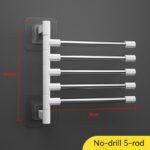 bathroom rotation towel storage rack