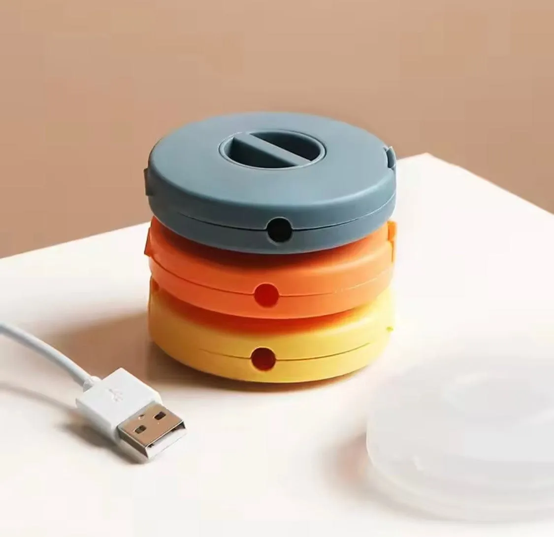 pack of 3 rotatable data cable storage box,