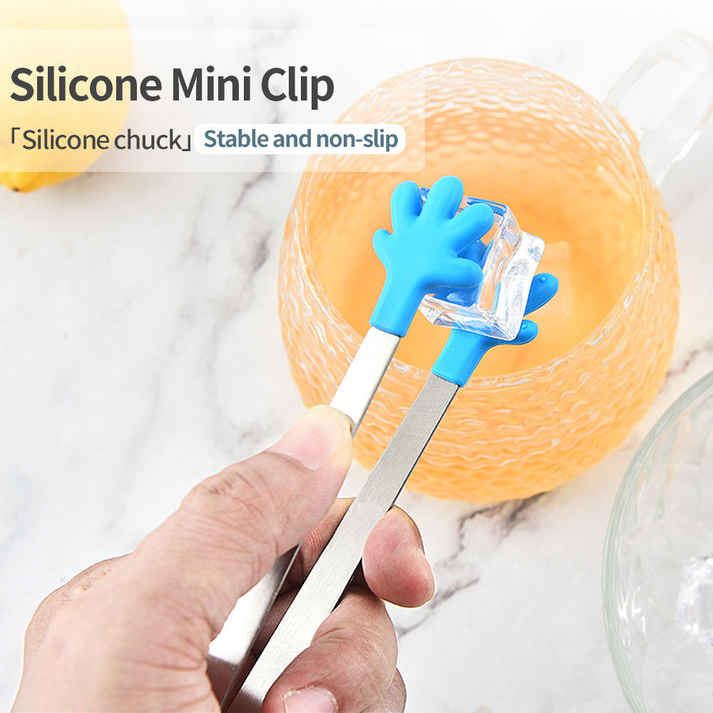 multifunctional mini reacher tongs silicone hand shape tongs multifunctional mini reacher tongs silicone hand shape tongs