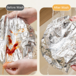 10pcs reusable aluminium foil covers, aluminum foil insulation covers, insulation aluminium foil for food storage cover