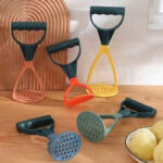 plastic potato masher, multifunctional food shredder