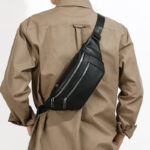 men's shoulder bag waterproof oxford cross body chest bags