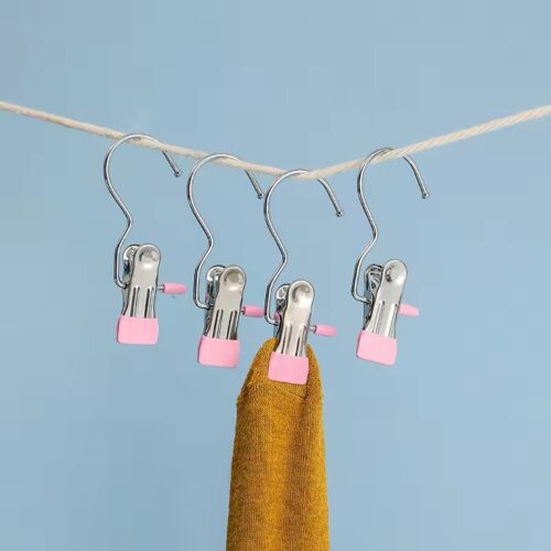 set of 2 stainless steel cloth clip