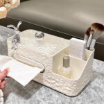 bunny tissue box with compartments
