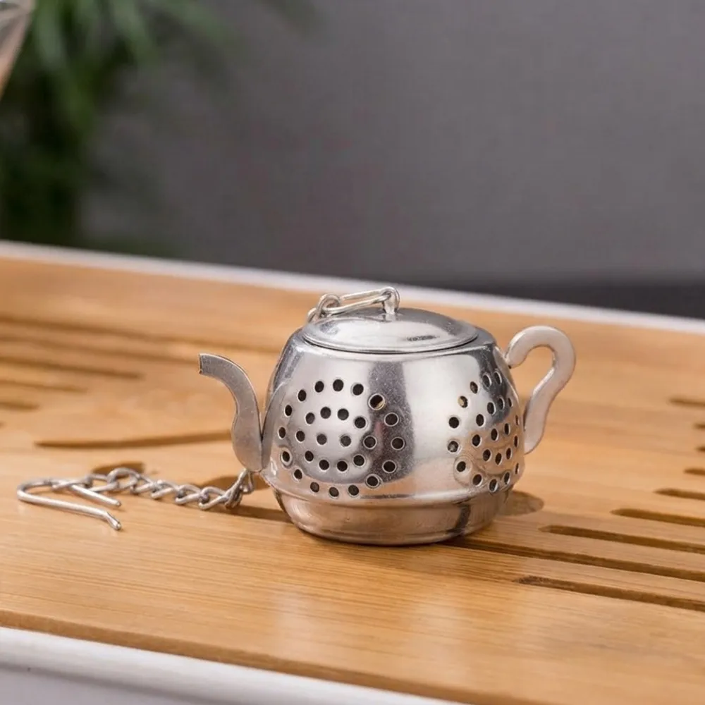 Mini Teapot Tea Infuser Strainer Filter Stainless Steel
