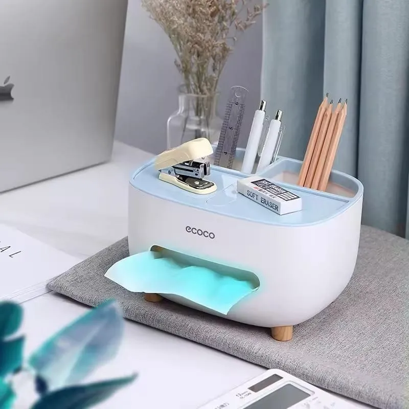 ecoco tissue box with multifunctional holder