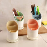 new kitchen cutlery holder drainer spoon fork organizer