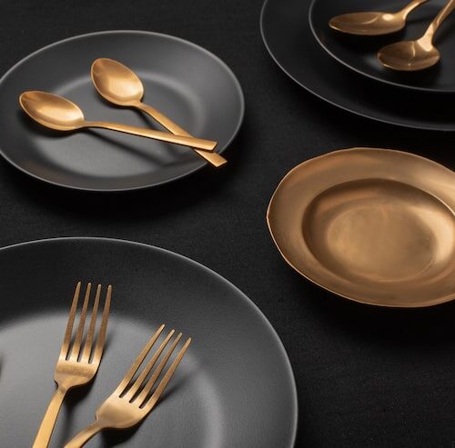 Golden Crockery