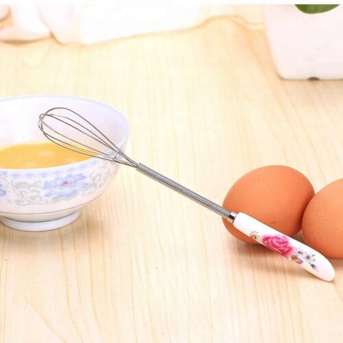 high quality stainless steel and ceramic mini whisk stir rod