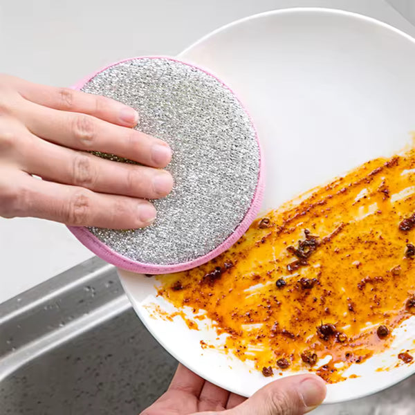 new arrival double side sponge dishwashing reusable washable cleaning tools kitchen sponges for washing dishes tableware brush ( pak of 4 ) new arrival double side sponge dishwashing reusable washable cleaning tools kitchen sponges for washing dishes tableware brush ( pak of 4 )