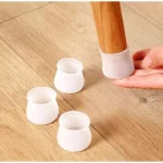 table chair leg silicone cap pad furniture non slip feet cover floor protector (pack of 4 )