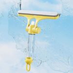 4 in 1 window cleaning brush with spray double sided window cleaner for bathroom mirror car glass wiper